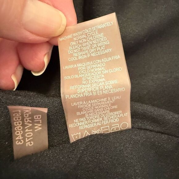 Karl Lagerfeld Black & White Polka Dot Ruffled Dress Size 8 Career, Date Night - Picture 9 of 13